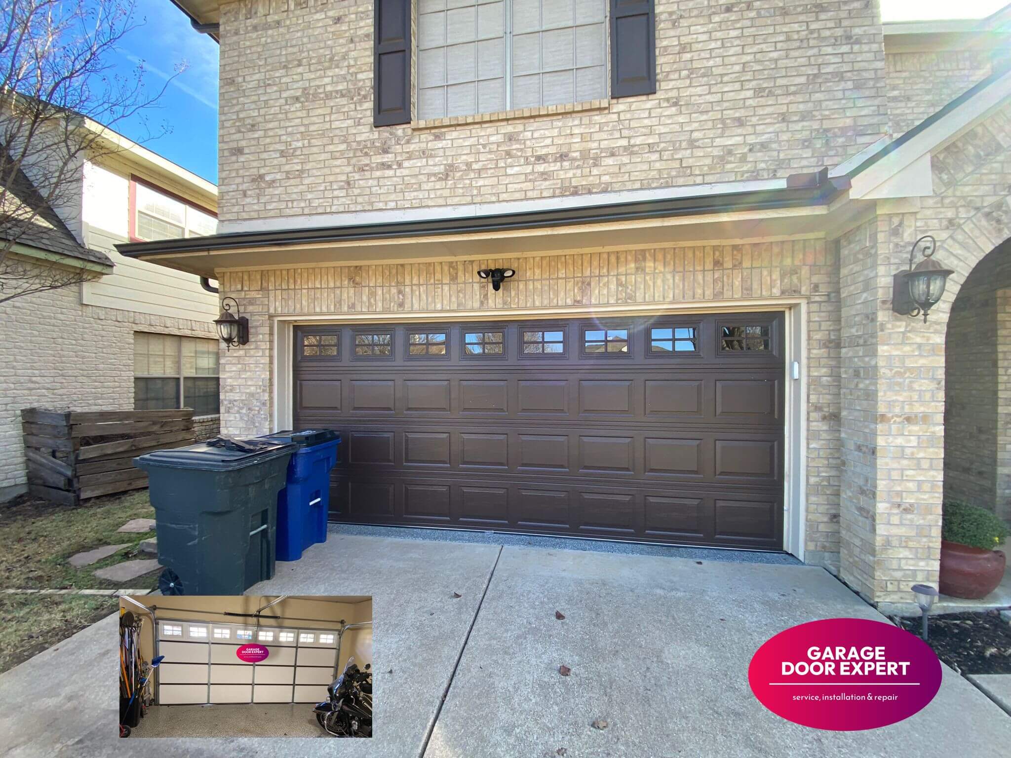 new-insulated-garage-door-with-windows-installed